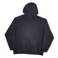 Mens Black Fila Spellout Hoodie Jumper