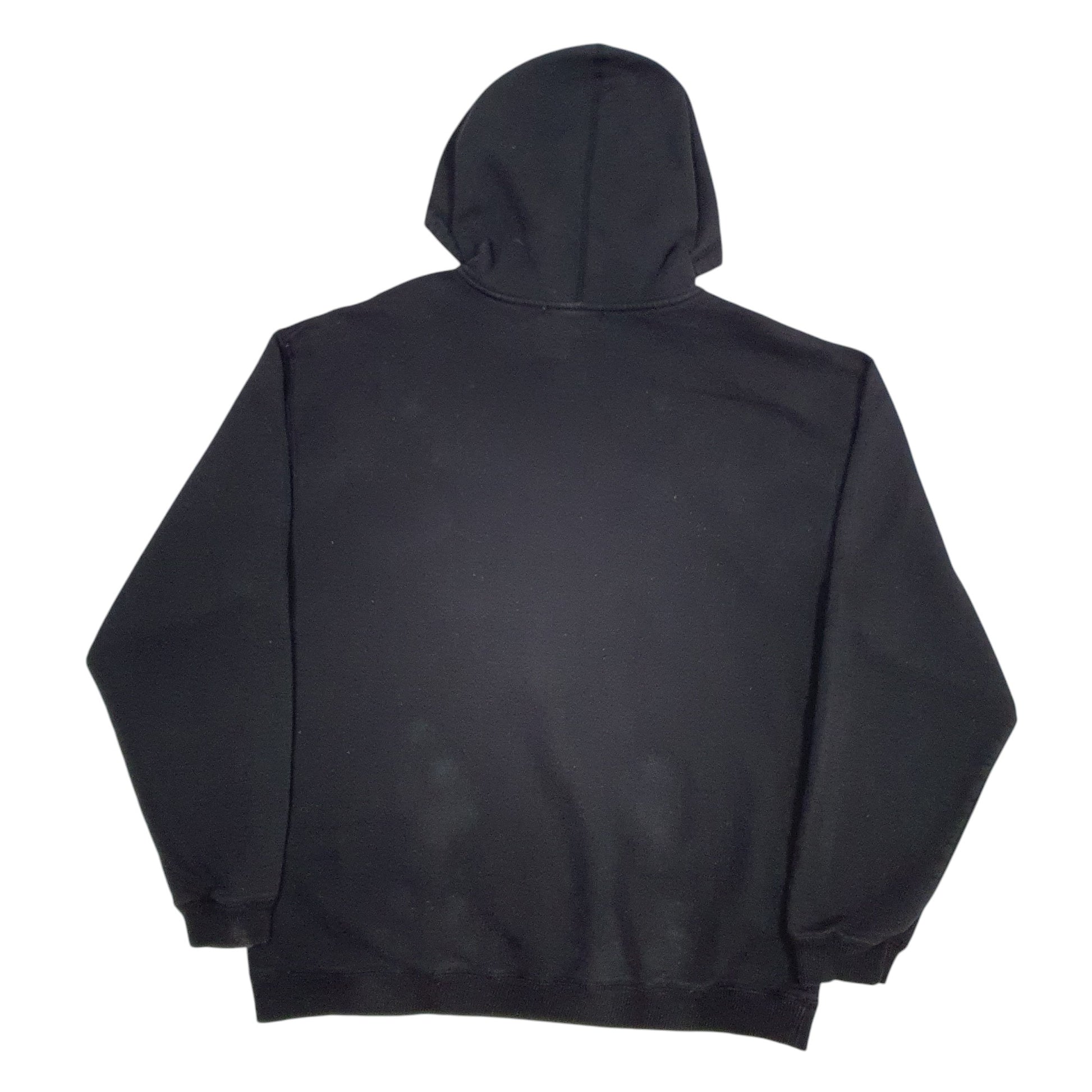 Mens Black Fila Spellout Hoodie Jumper