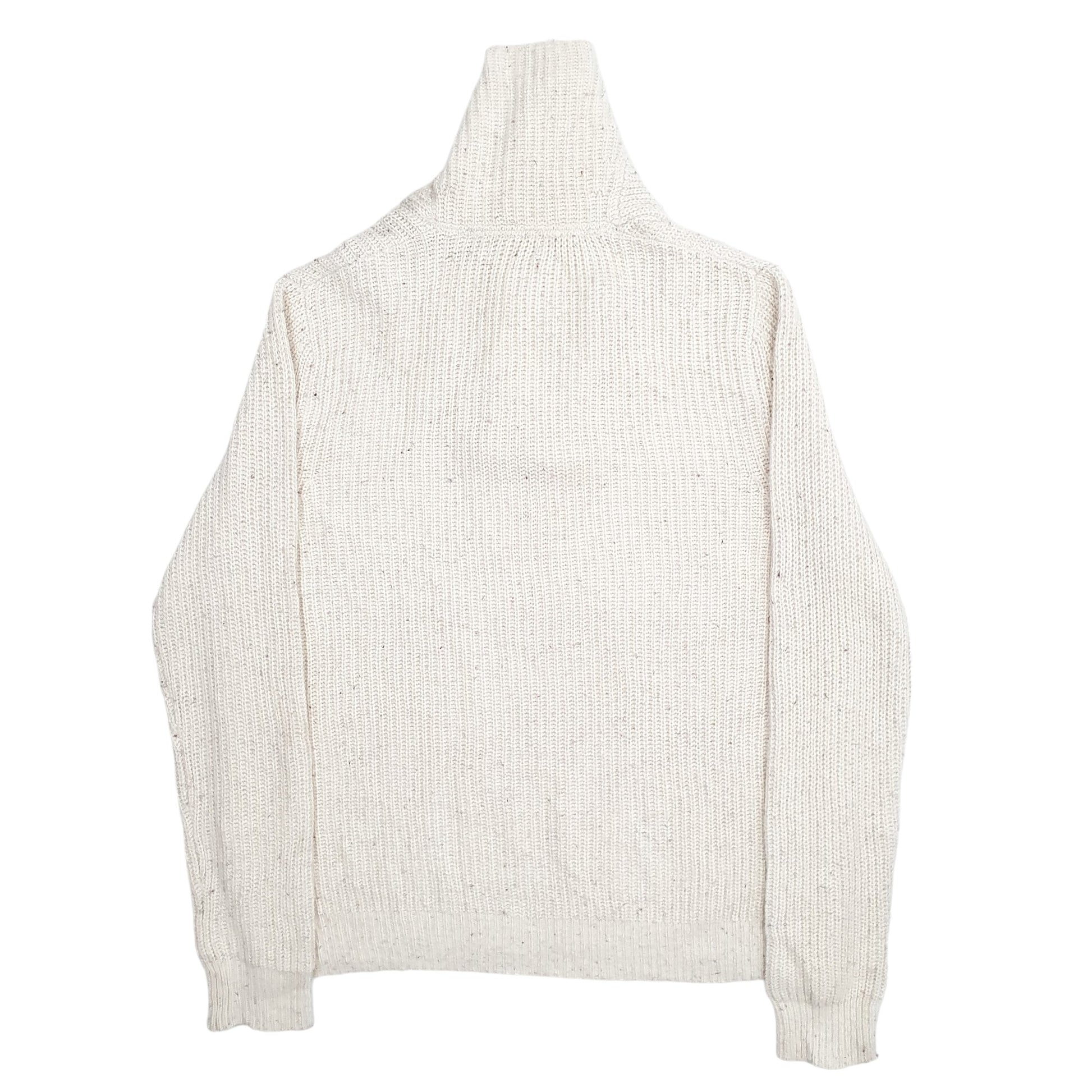 Womens Cream Nautica Knit Quarter Zip Jumper