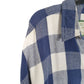 Mens Blue Levis Vintage Flannel Lumberjack Overshirt Shacket Long Sleeve Shirt