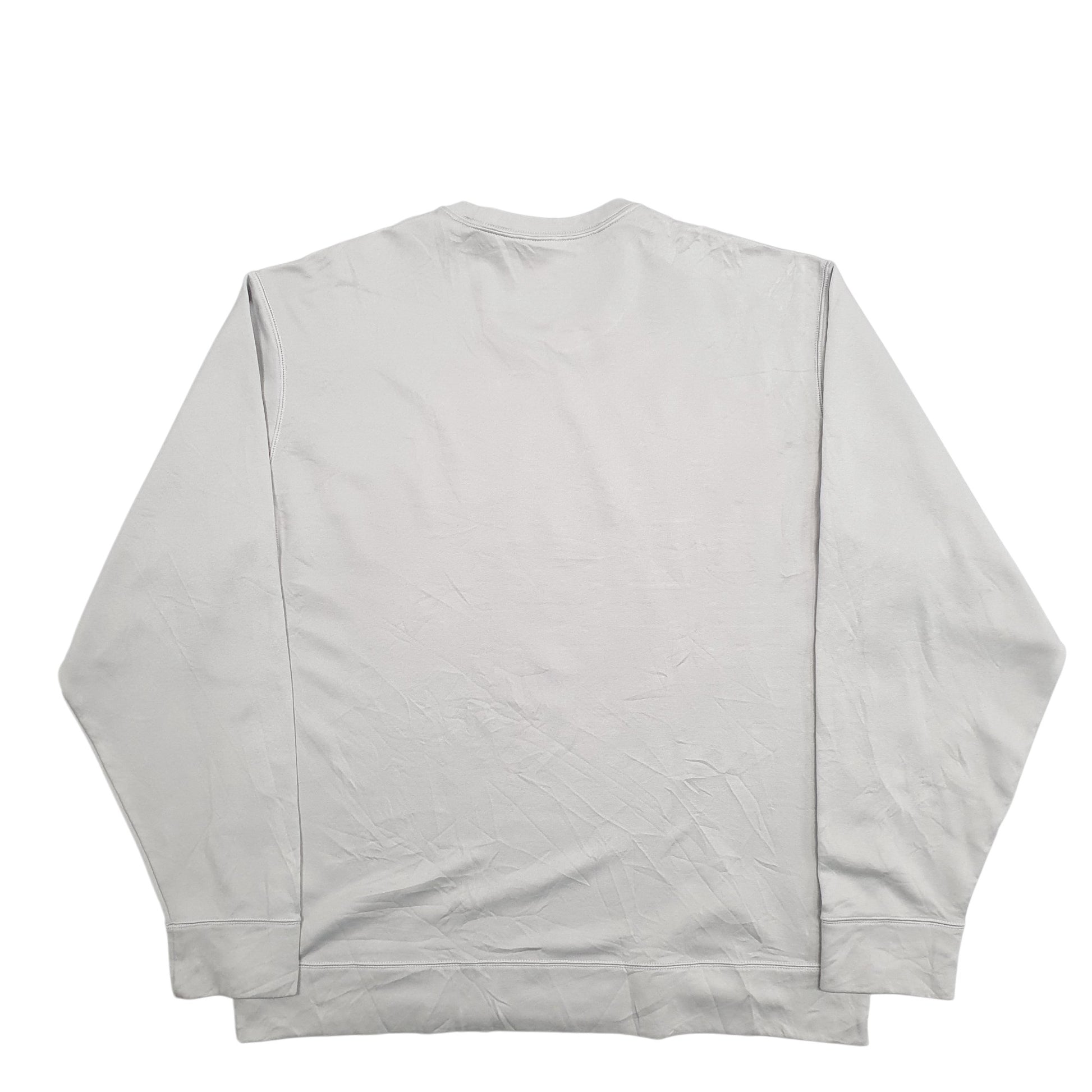 Mens Grey Nike Kennoway Hills Football Spellout Therma Fit Crewneck Jumper