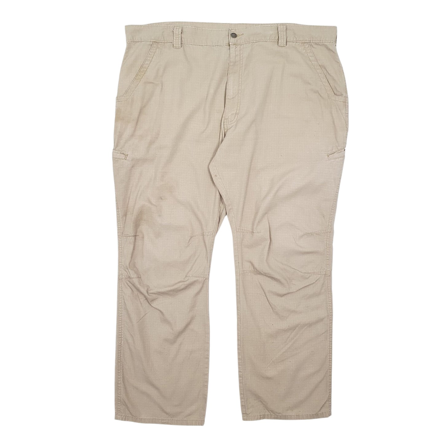Mens Beige Dickies Rip-Stop Chino Trousers