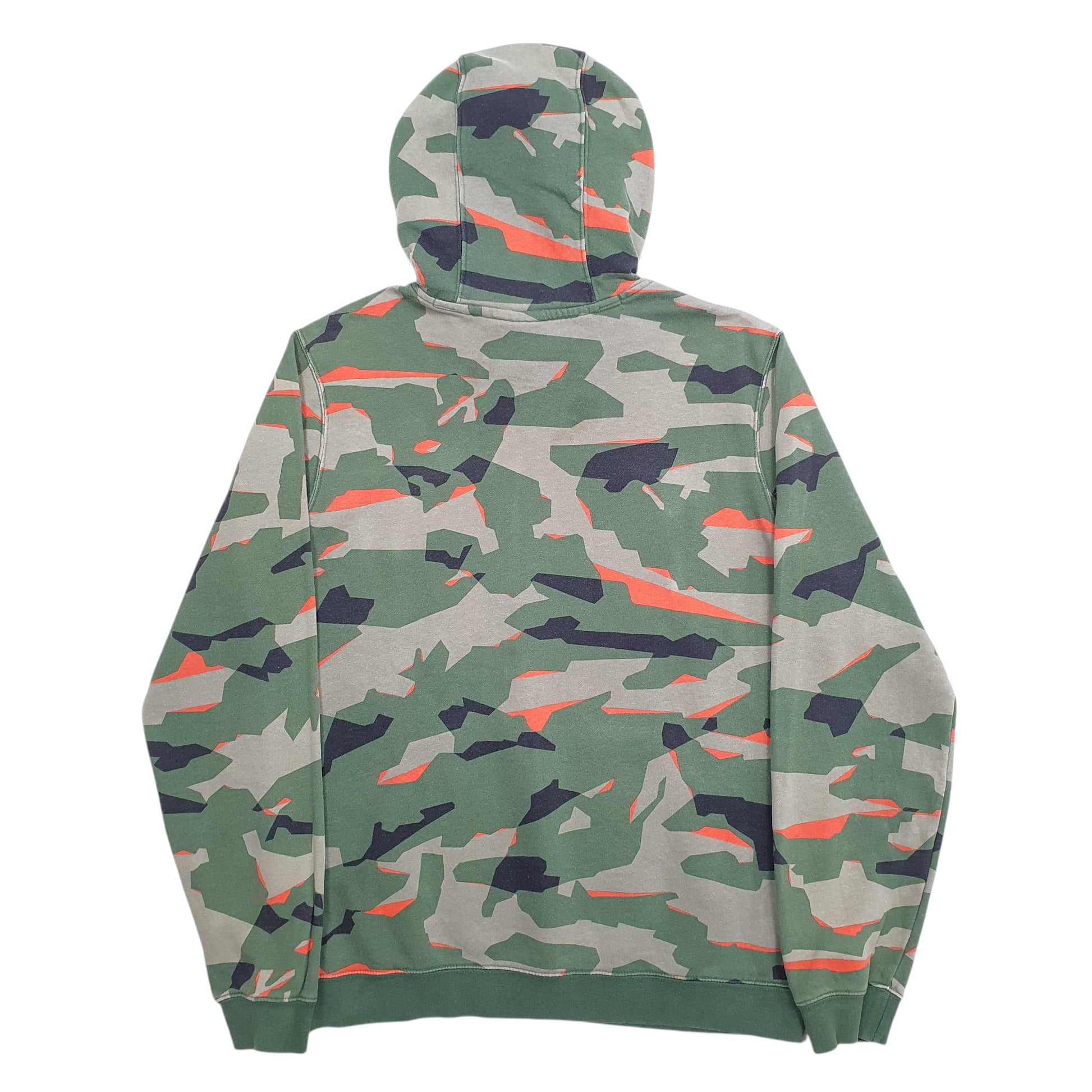 Mens Camo Nike Camo Spellout Hoodie Jumper