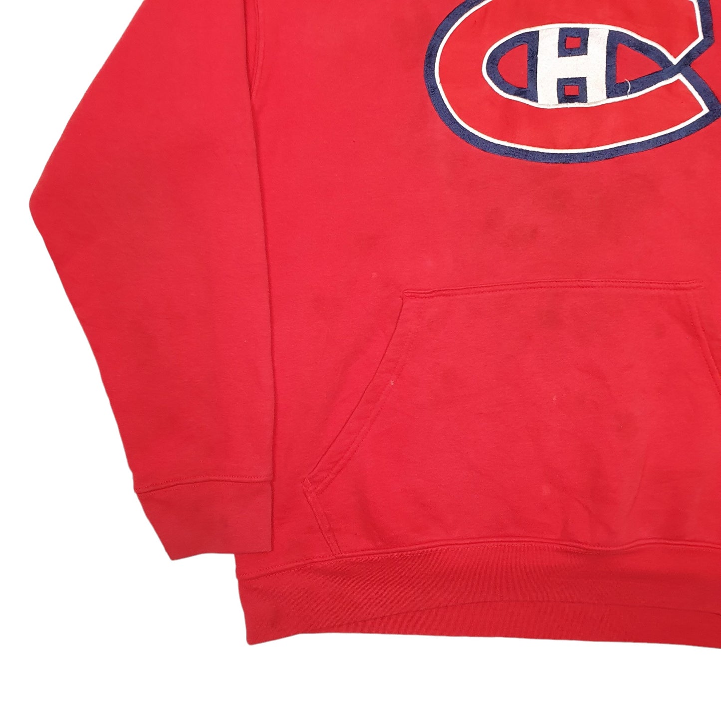 Mens Red NHL Hockey Hoodie Jumper
