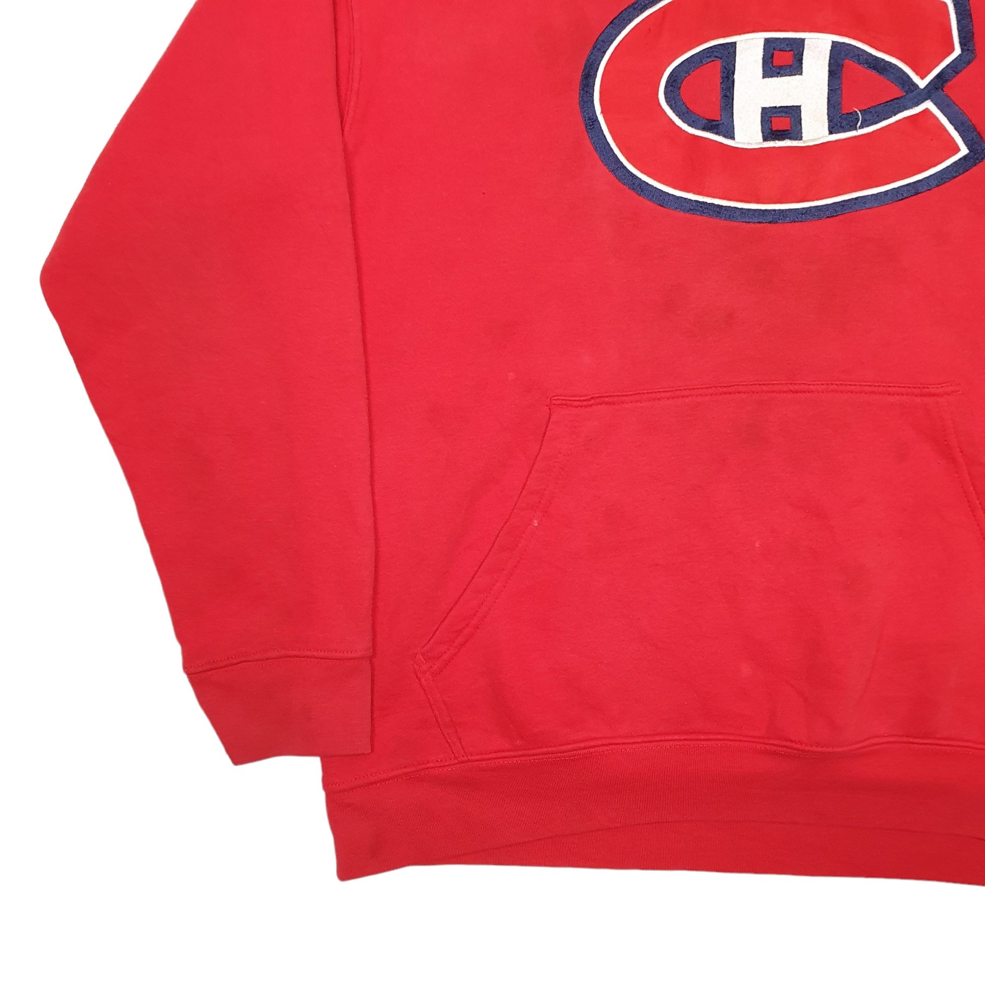 Mens Red NHL Hockey Hoodie Jumper