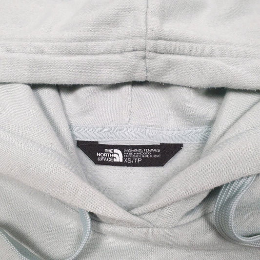 Womens Green The North Face Spellout Hoodie Jumper