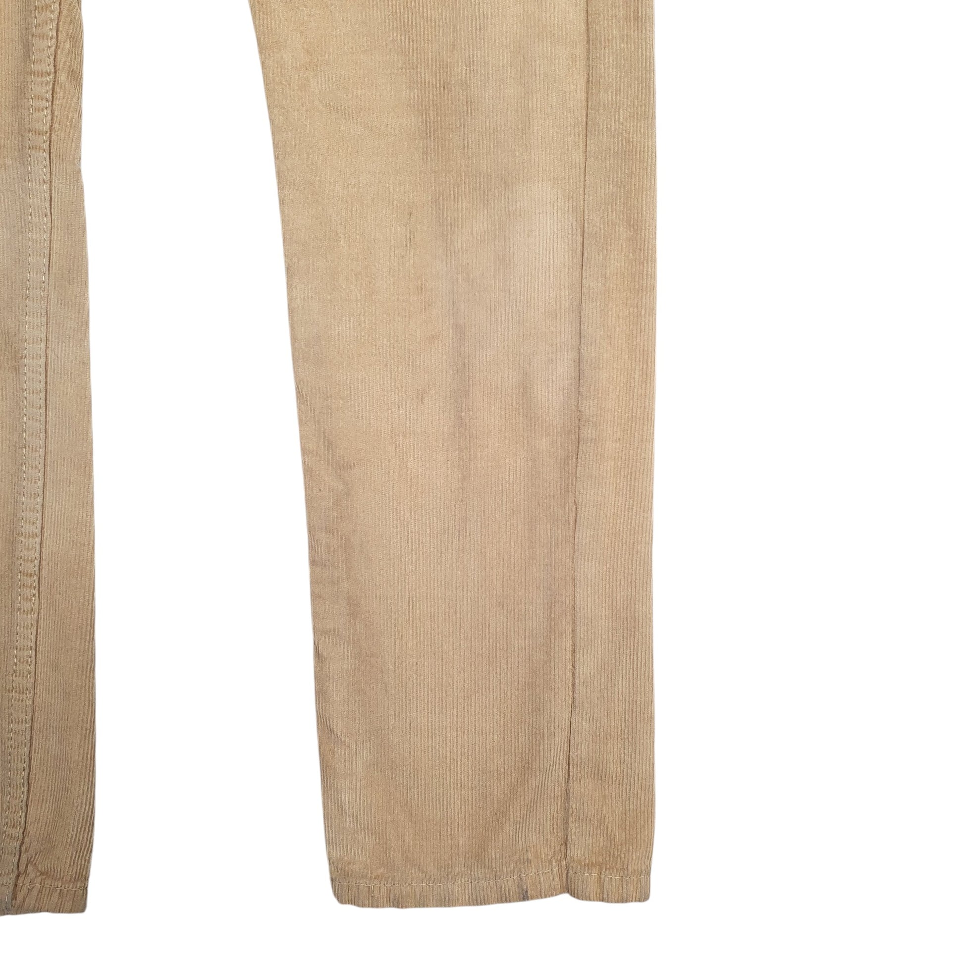 Mens Beige Levis  Corduroy Trousers