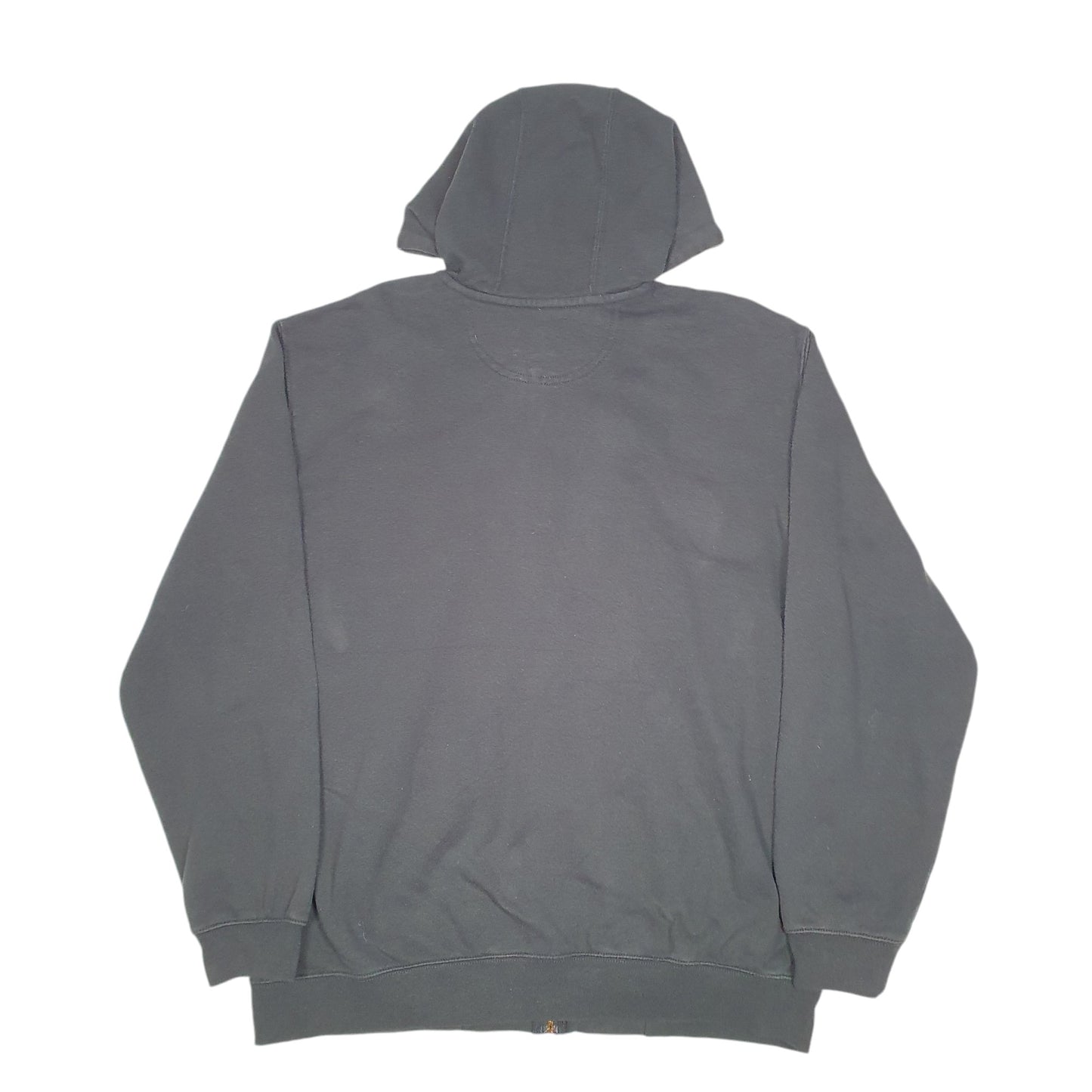 Mens Black Carhartt Workwear Hoodie Firestone Auto Care Full Zip Jumper