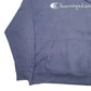 Mens Blue Champion Spellout Hoodie Jumper