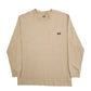 Mens Beige Dickies  Long Sleeve T Shirt