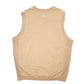 Mens Tan Adidas Golf Sweater Vest Tank Top Sleeveless Vintage V Neck Jumper