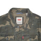 Mens Camo Levis Camo Overshirt Shacket Military Long Sleeve Shirt
