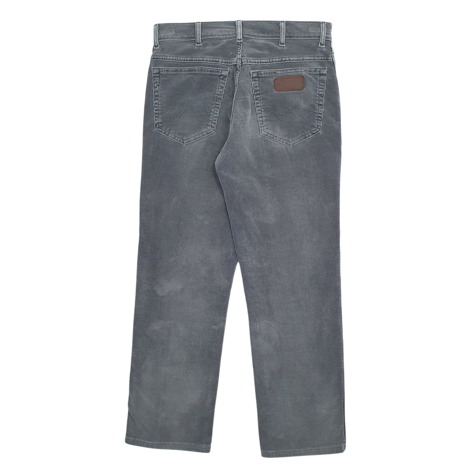 Mens Grey Wrangler  Corduroy Trousers