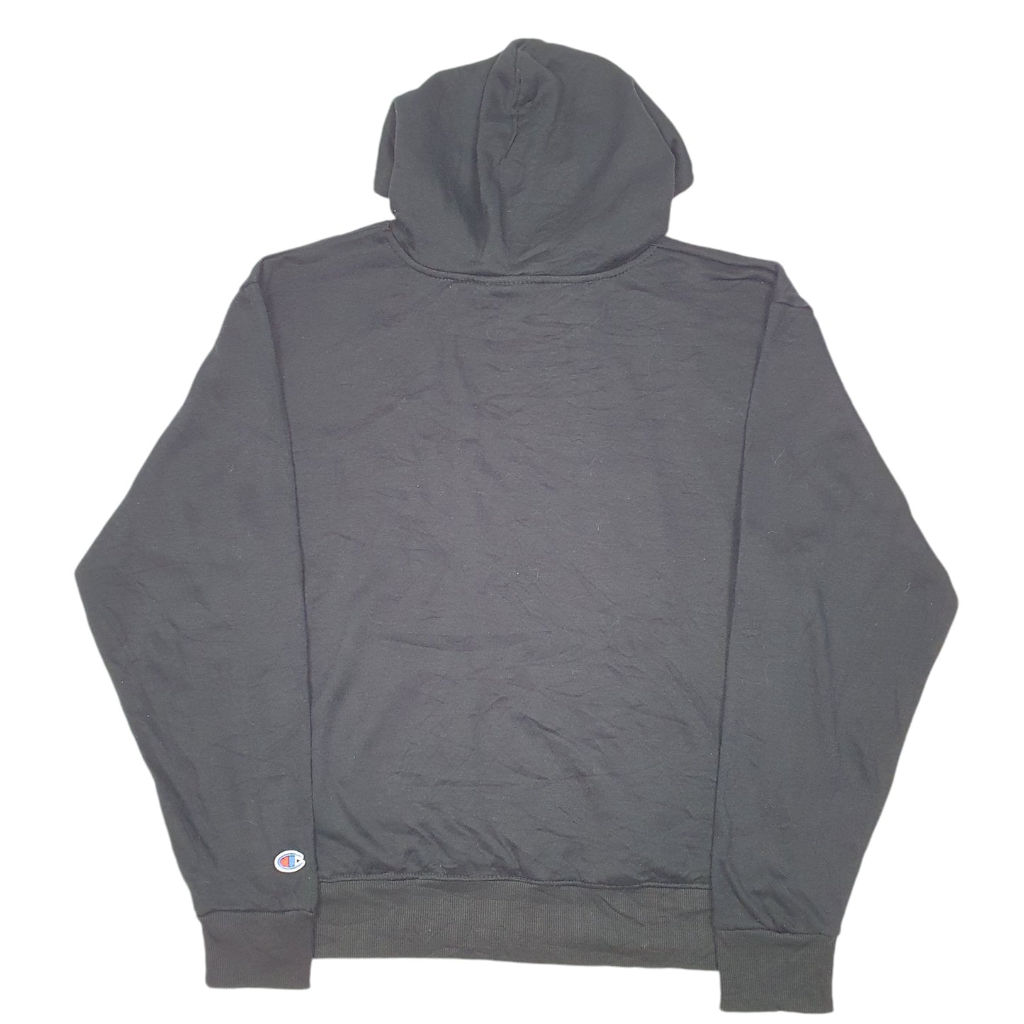 Mens Black Champion Active Gym Workout Hoodie Jumper