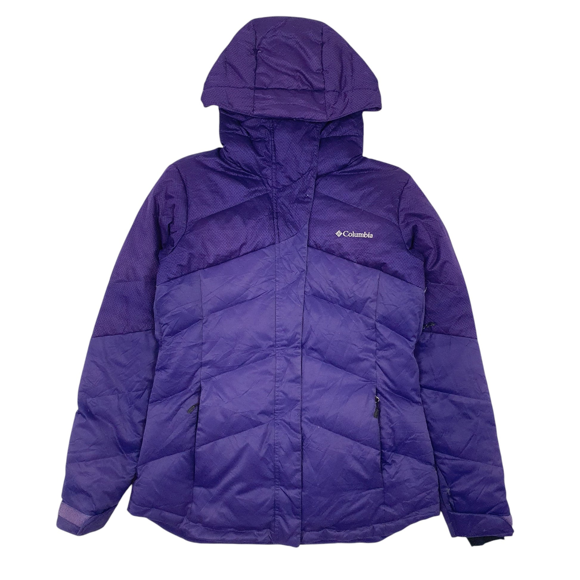 Womens Purple Columbia Sportswear Company Omni-Heat Full Zip Coat