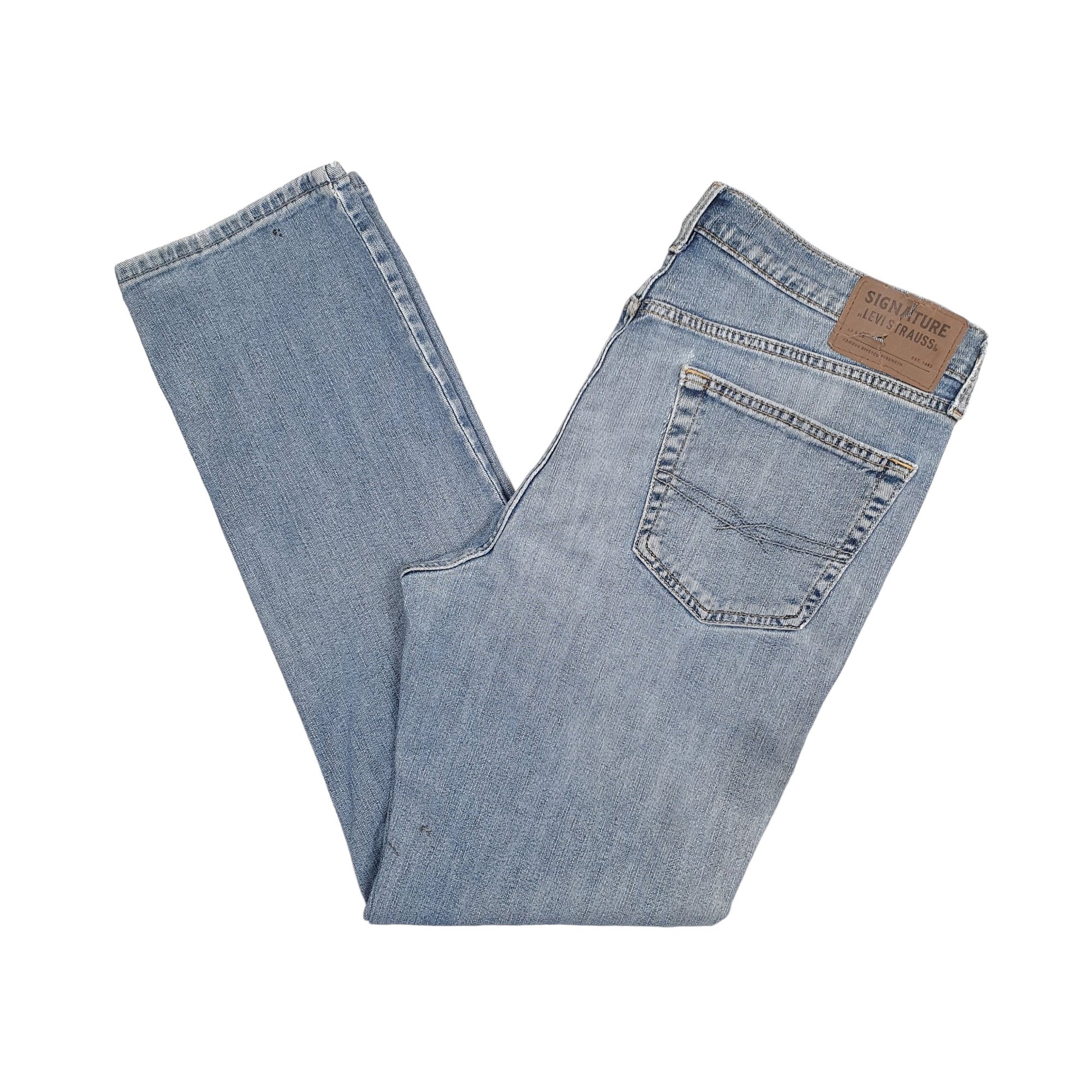 Mens Blue Levis S67 Athletic Signature JeansW34 L32