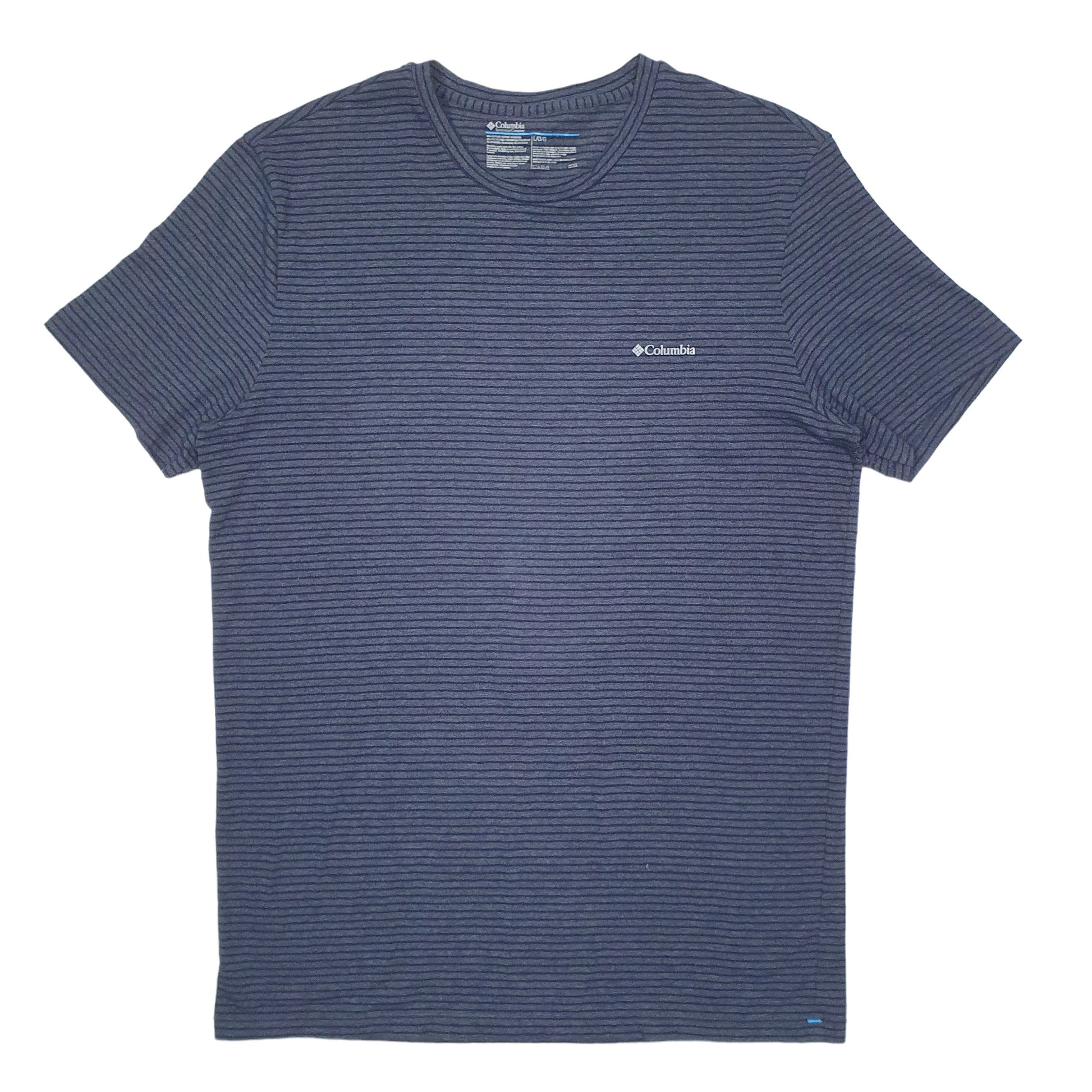 Mens Grey Columbia Sportswear  Short Sleeve T Shirt