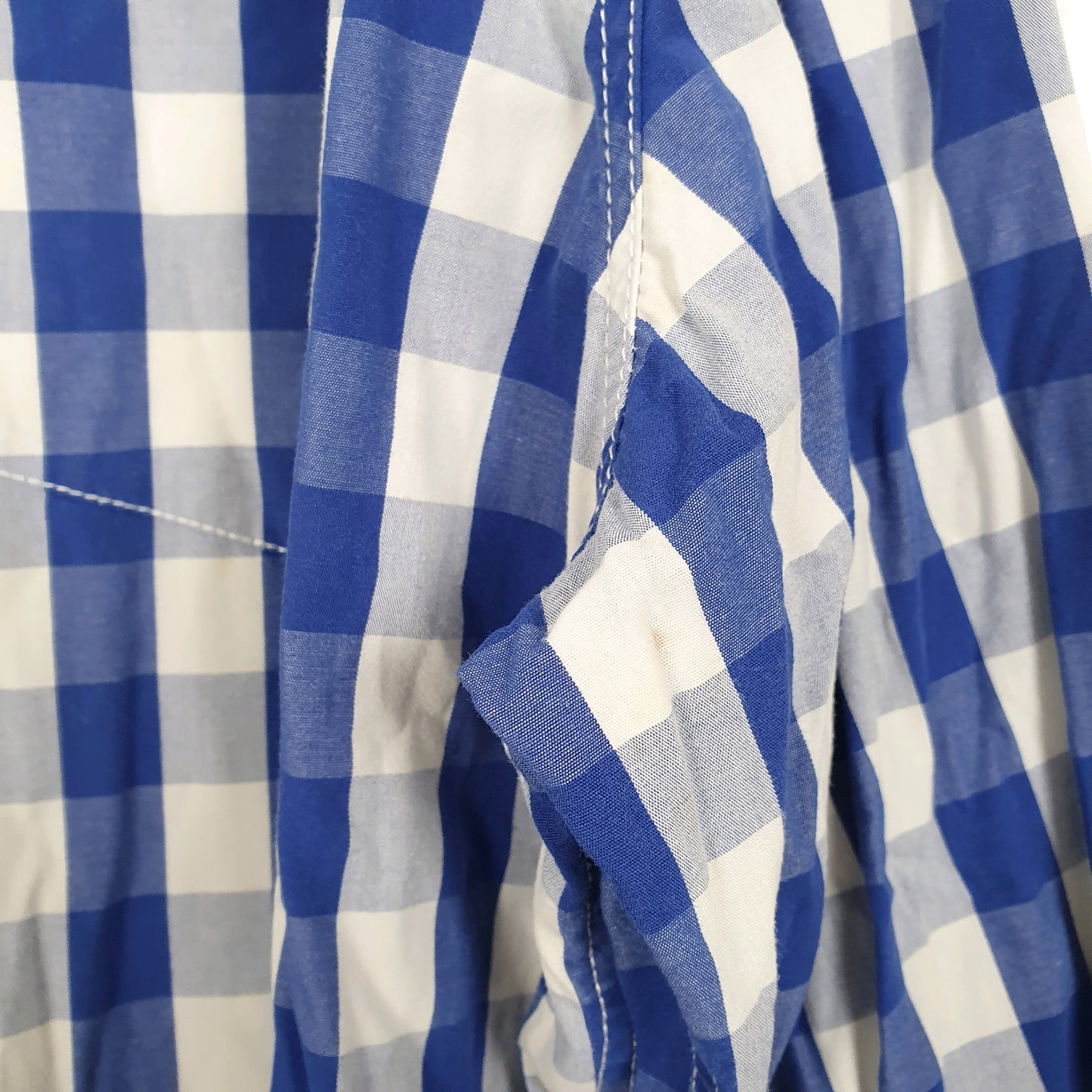 Mens Blue Crew Clothing Coastal Long Sleeve Shirt