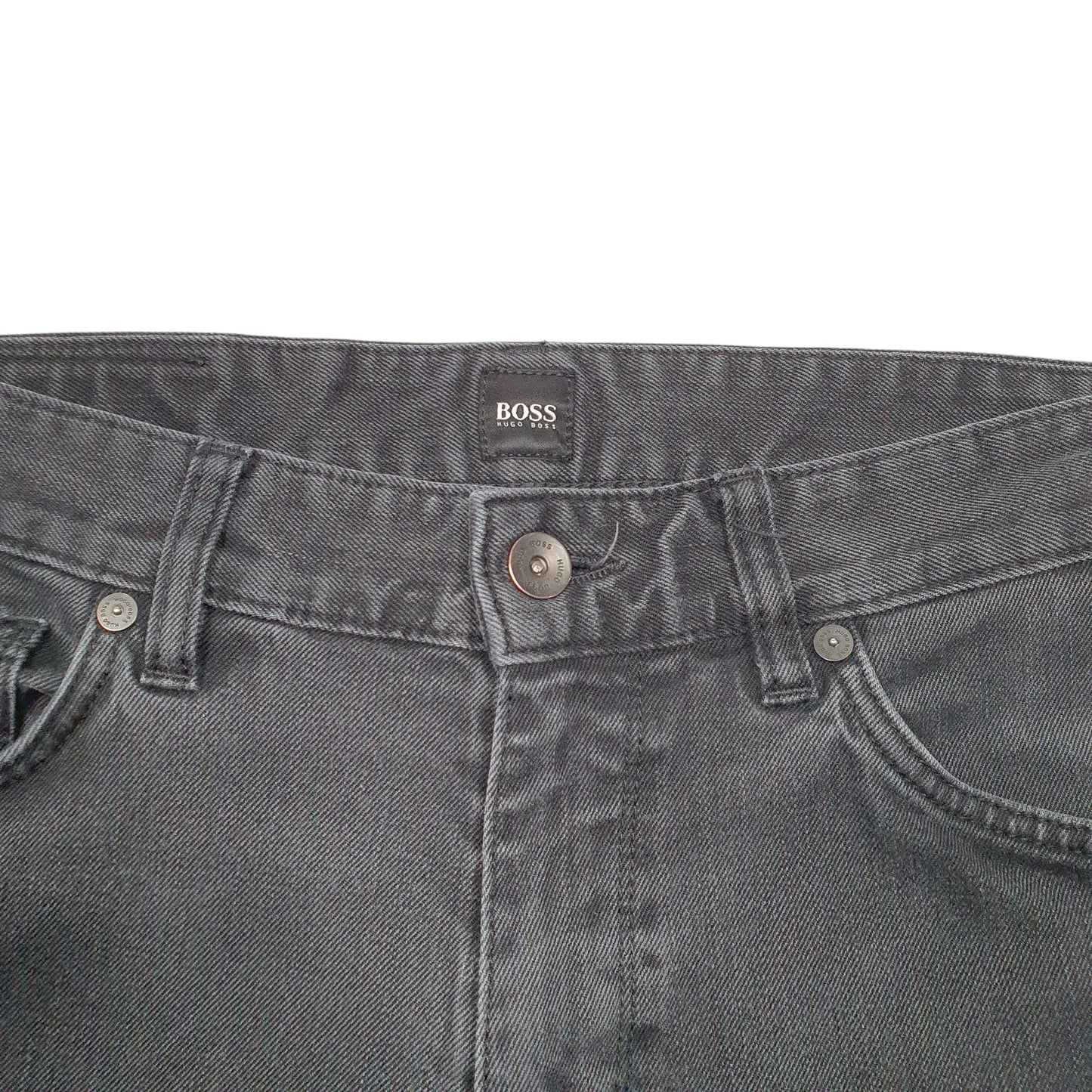 Mens Black Hugo Boss Stretch Casual JeansW31 L32