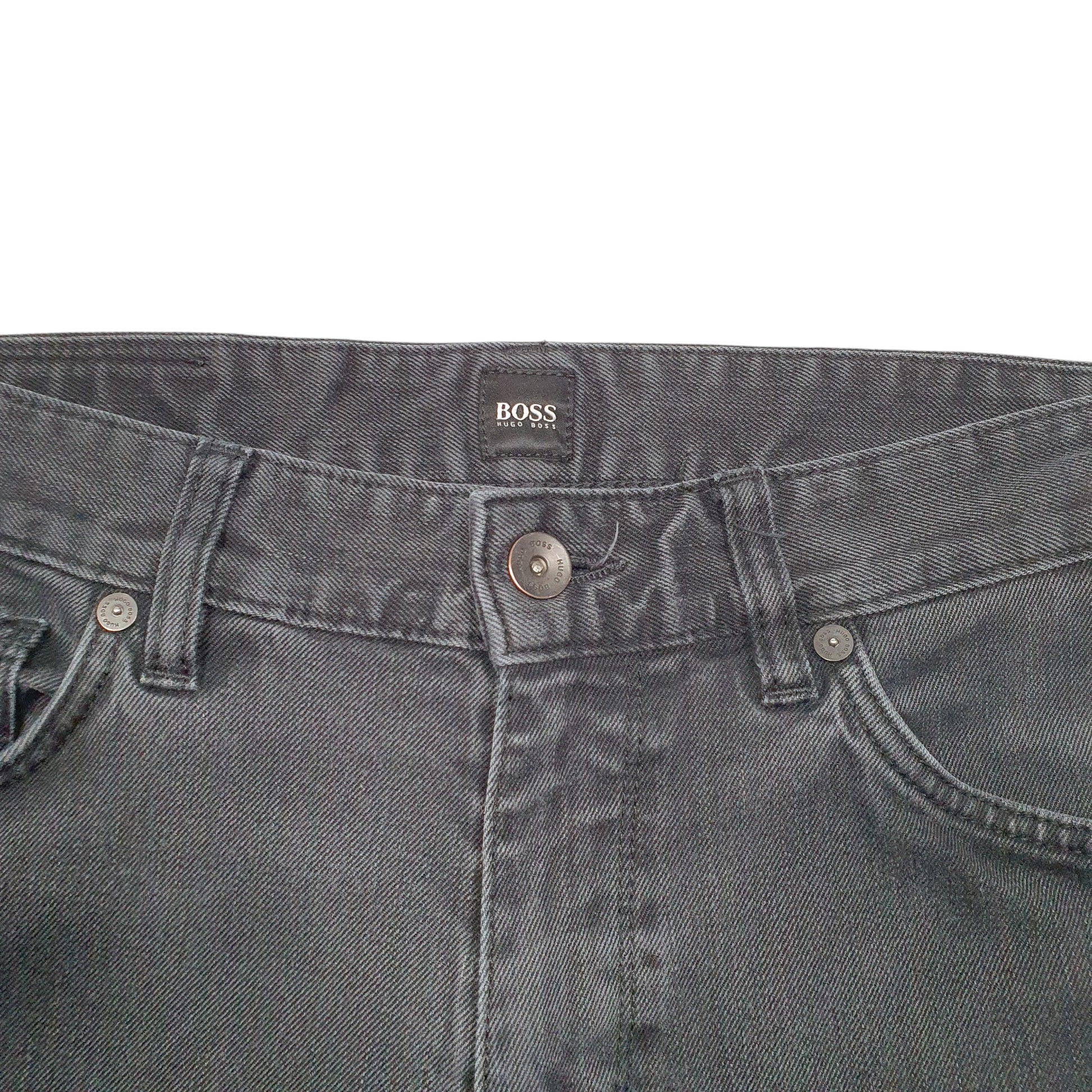 Mens Black Hugo Boss Stretch Casual JeansW31 L32