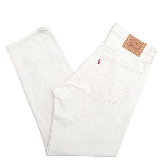 Mens White Levis 517 JeansW34 L32