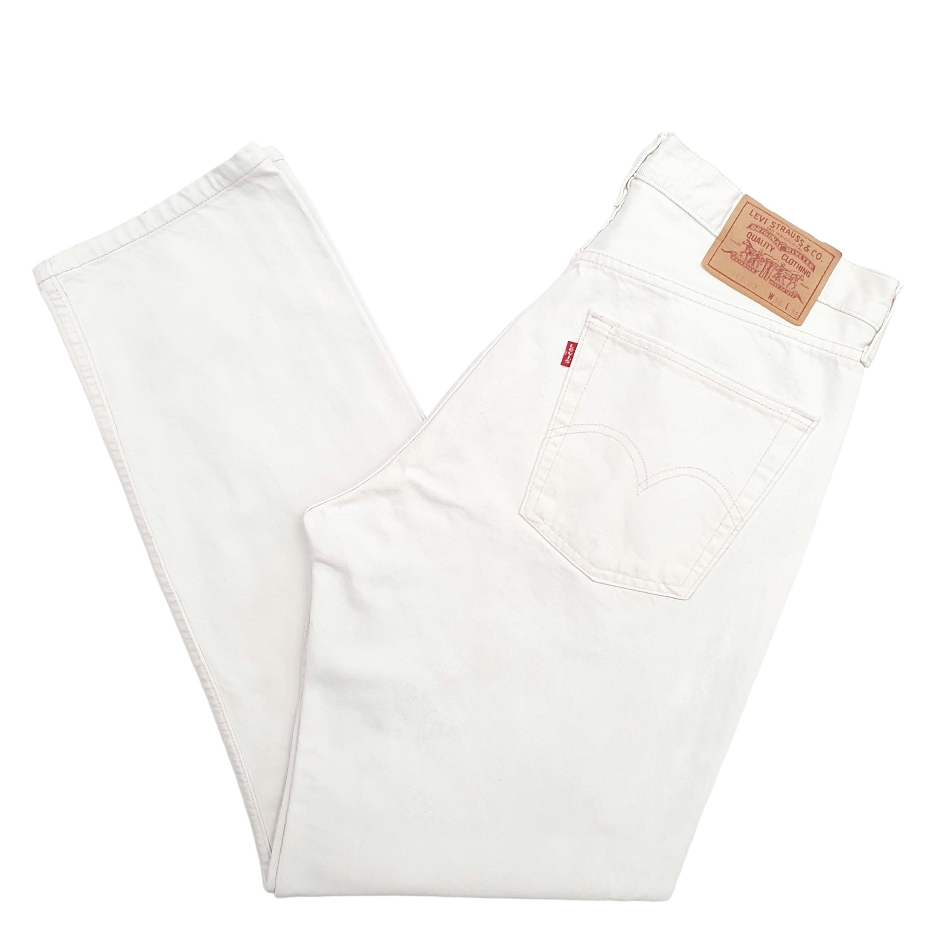Mens White Levis  517 JeansW34 L32