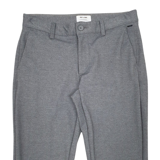Mens Grey Only & Sons  Jogger Trousers