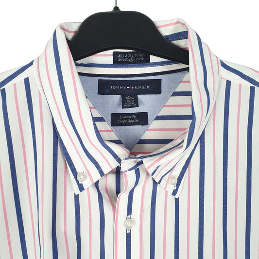 Mens White Tommy Hilfiger  Long Sleeve Shirt