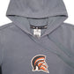 Mens Grey Adidas Track And Field Sport Hoodie Jumper