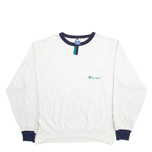 Mens Grey Champion Made In USA Vintage 90's Crewneck Jumper