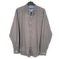 Mens Grey Tommy Hilfiger Grandad Collar Long Sleeve Shirt