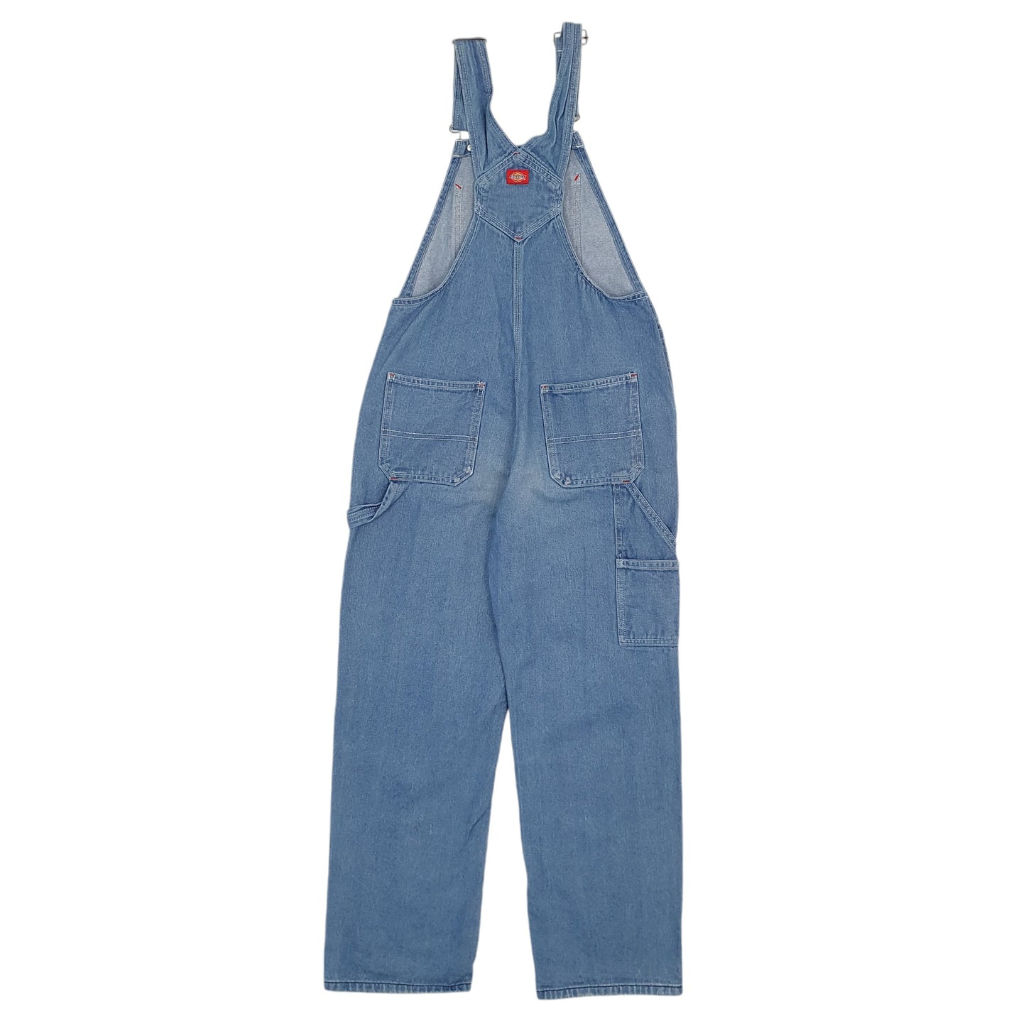 Mens Blue Dickies Denim Overalls Bib Dungaree Trousers