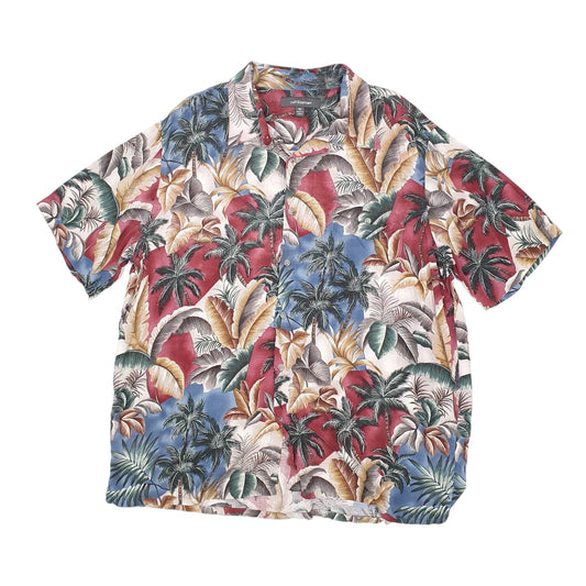 Mens Beige Croft & Barrow Funky Abstract Short Sleeve Shirt