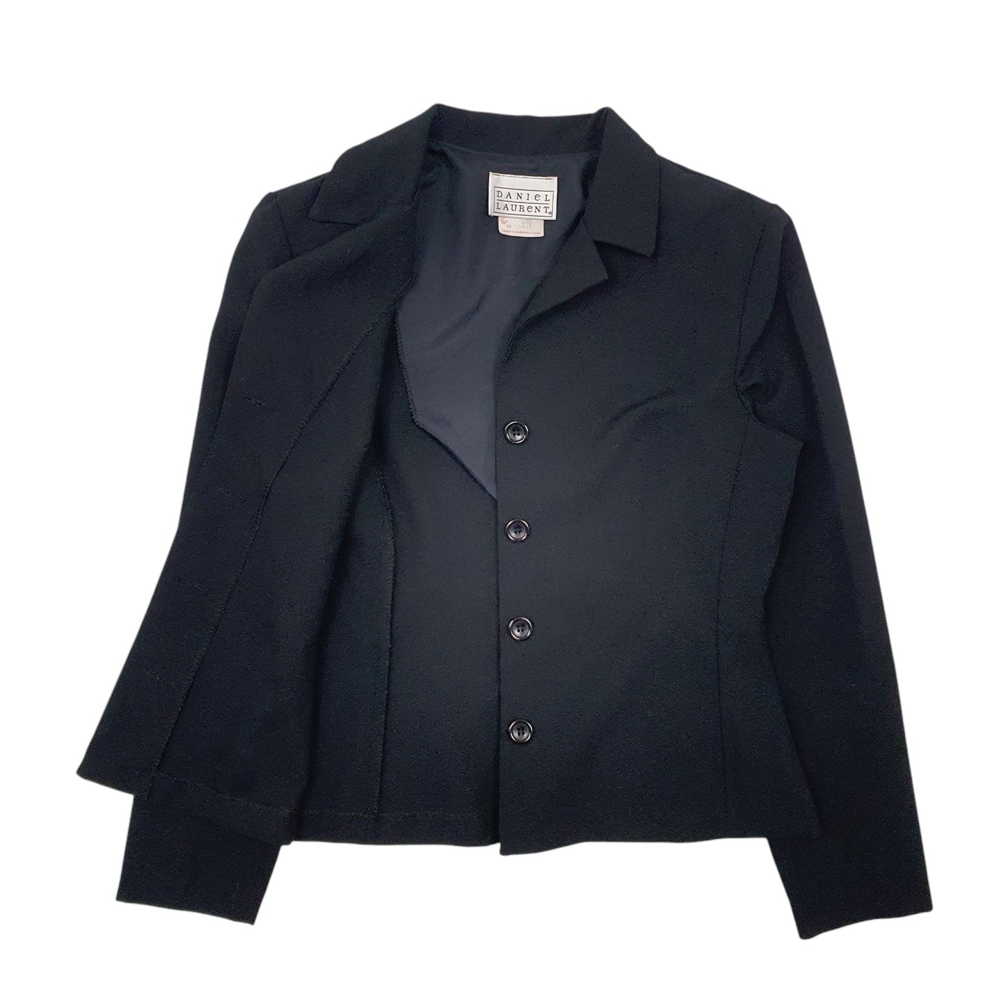 Womens Black Daniel Laurent Vintage  Coat