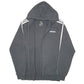 Mens Black Adidas Hoodie Full Zip Jumper