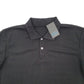 Mens Black Kruze Denim  Short Sleeve Polo Shirt