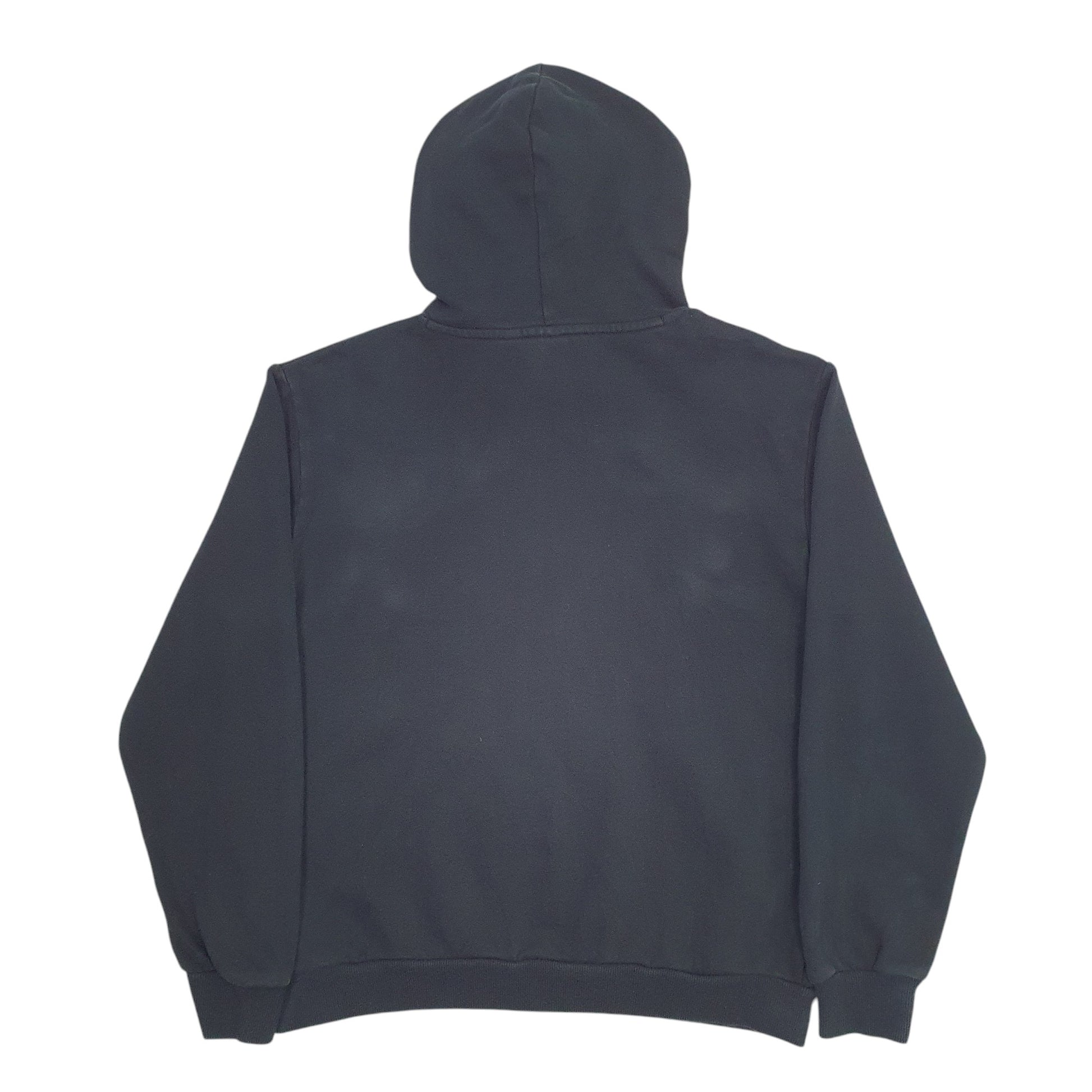 Womens Black Puma Spellout Hoodie Jumper