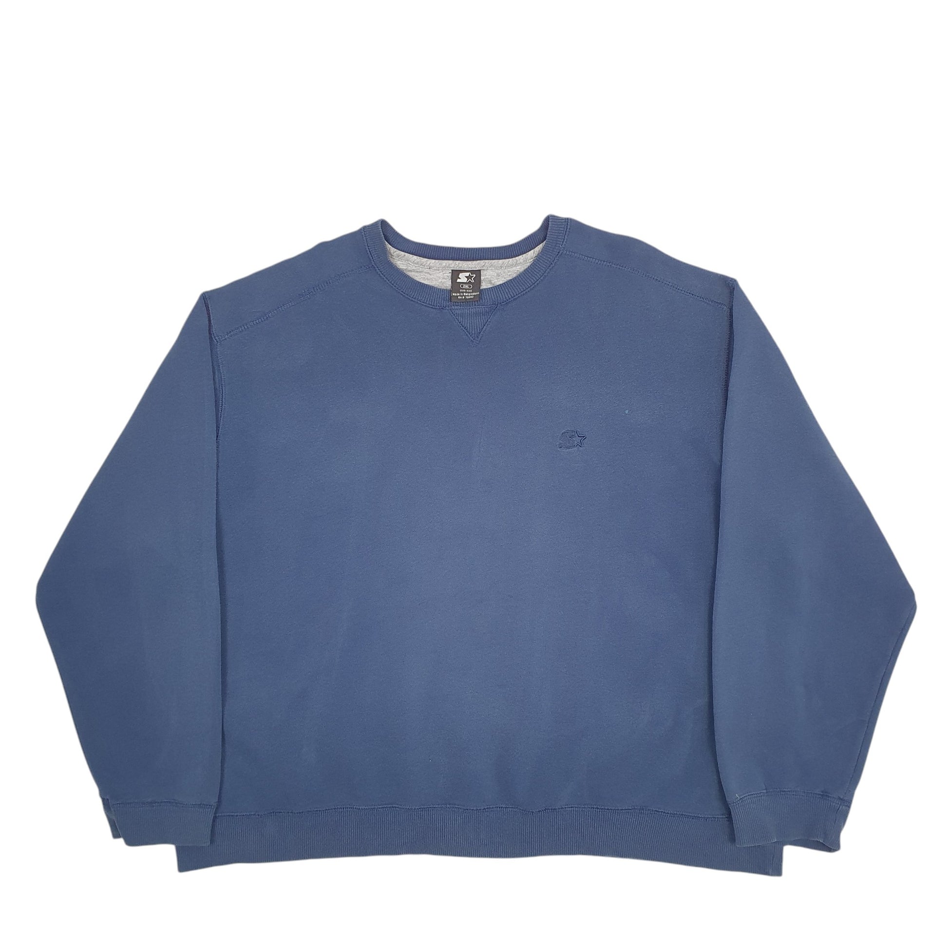 Mens Navy Starter  Crewneck Jumper