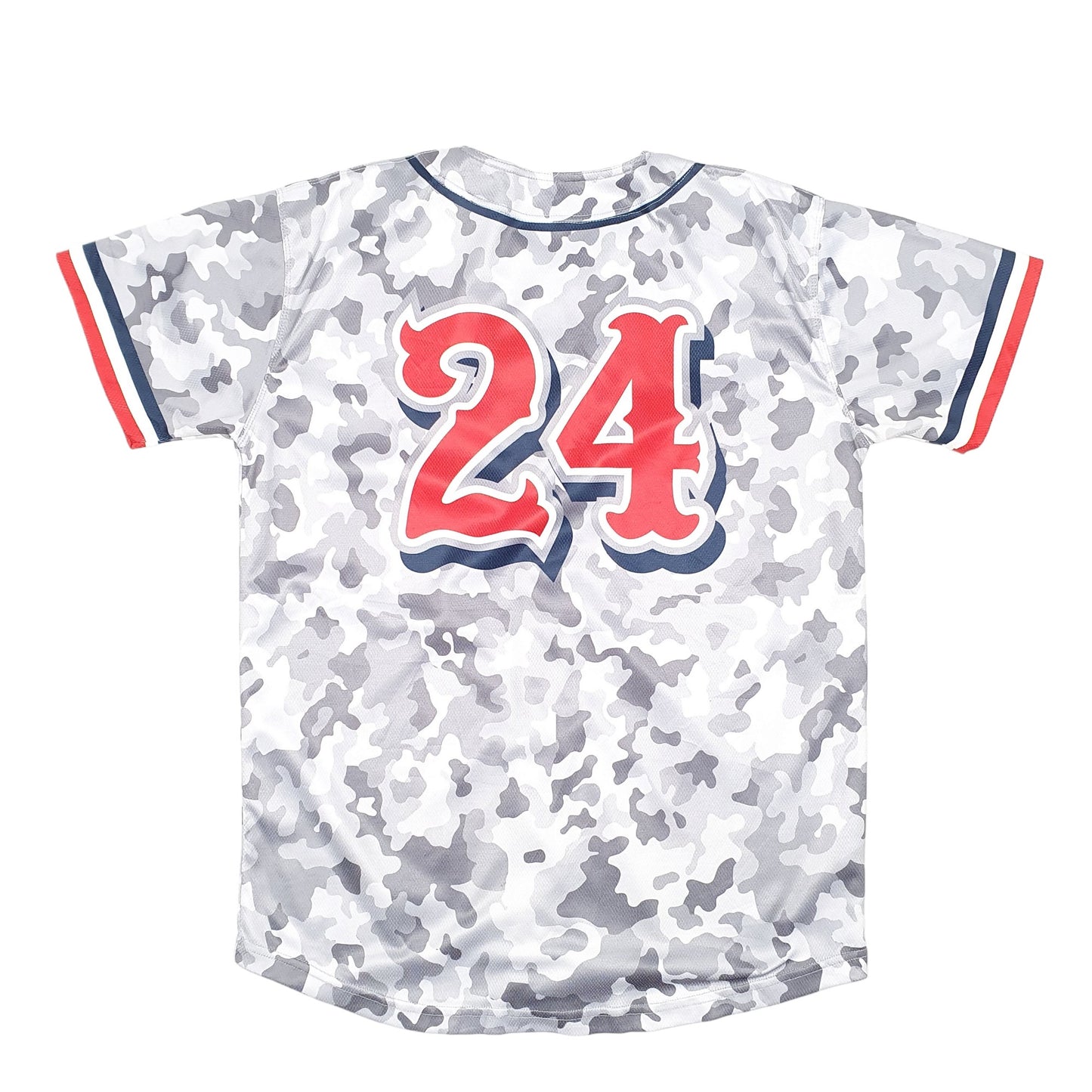Mens Grey Phenom Platinum Baseball Jersey Phenom 24 AM Camouflage Short Sleeve T Shirt