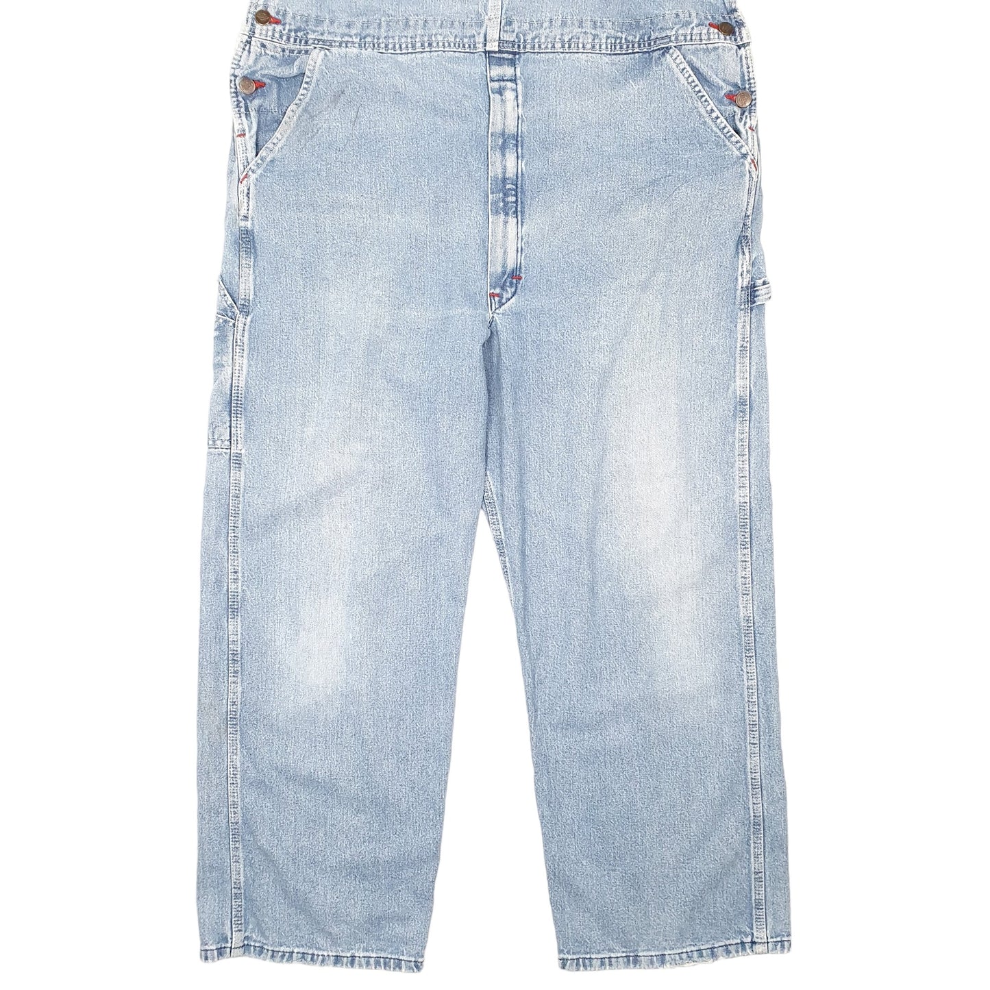 Mens Blue Dickies Denim Overalls Workwear Dungaree Trousers