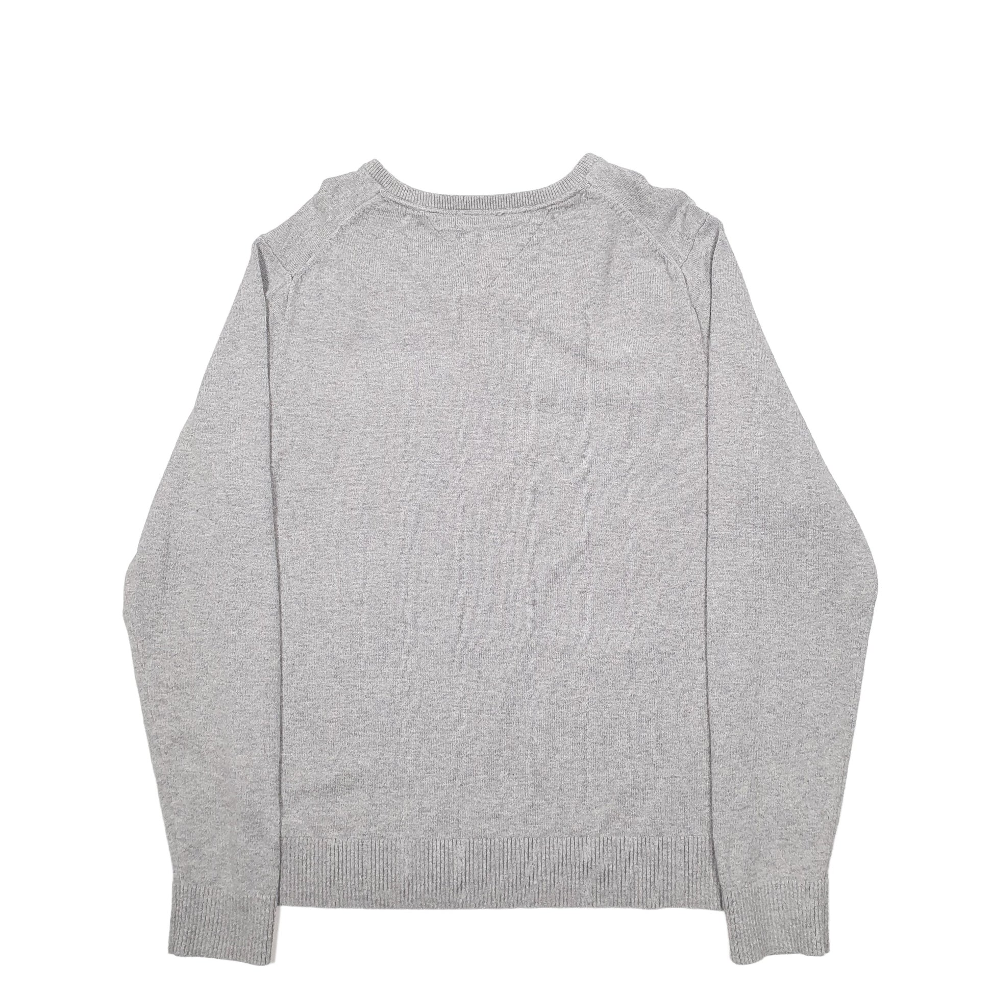 Womens Grey Tommy Hilfiger Knit Crewneck Jumper