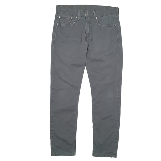 Mens Grey Levis Tapered Chino Trousers