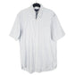 Mens White Lands End Oxford Short Sleeve Shirt
