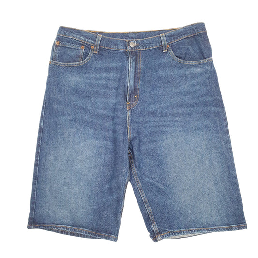 Mens Blue Levis Loose 569 Jorts Denim Shorts