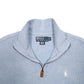 Mens Blue Ralph Lauren  Quarter Zip Jumper