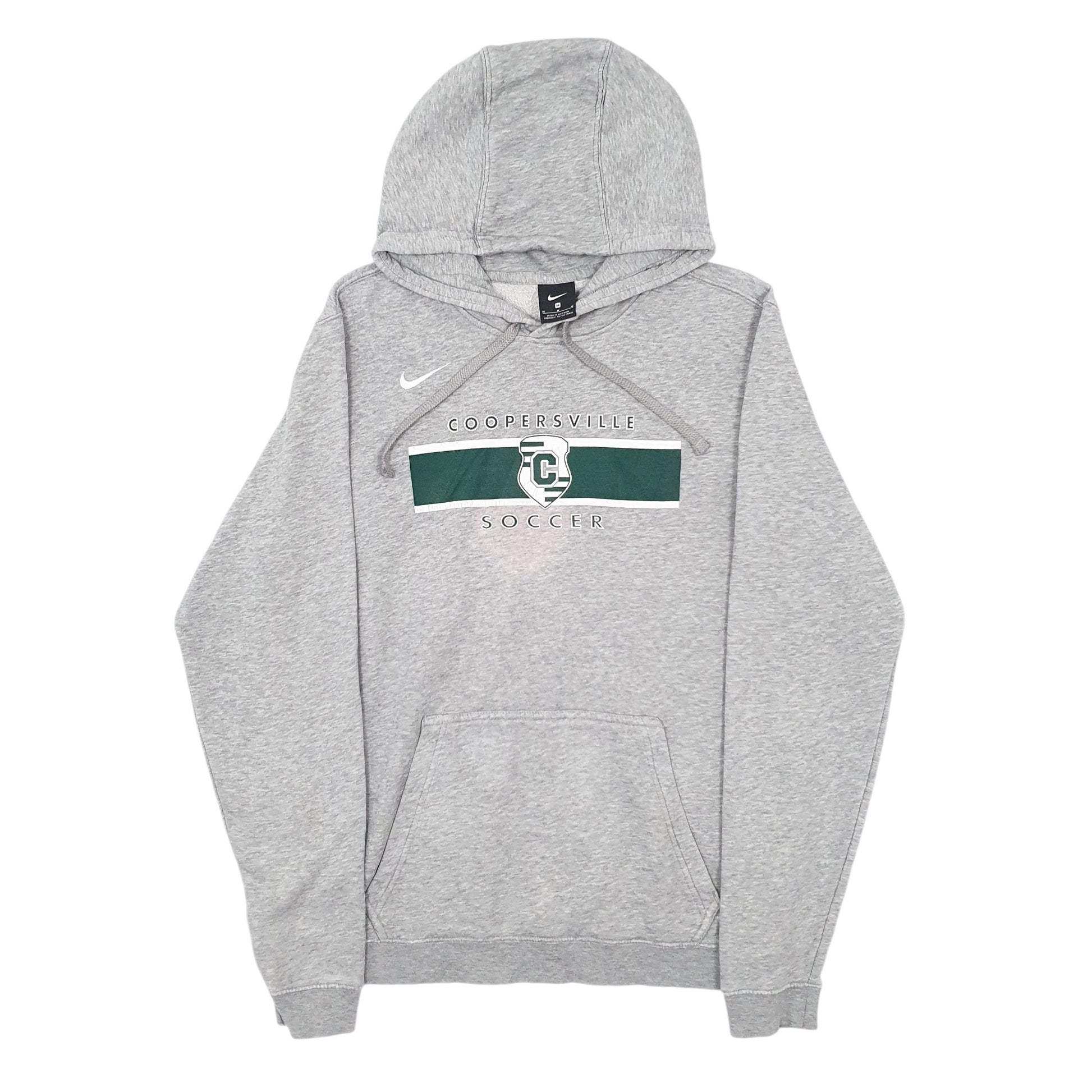 Mens Grey Nike Coopersville Soccer Hoodie Jumper