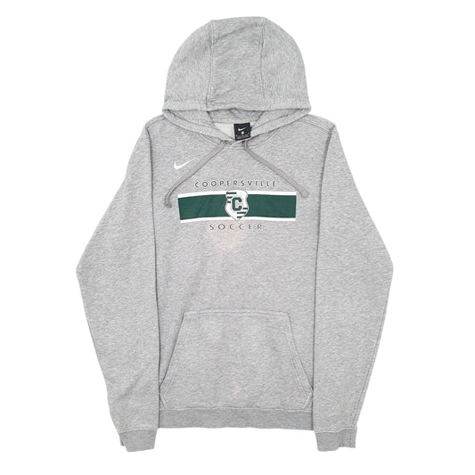 Mens Grey Nike Coopersville Soccer Hoodie Jumper