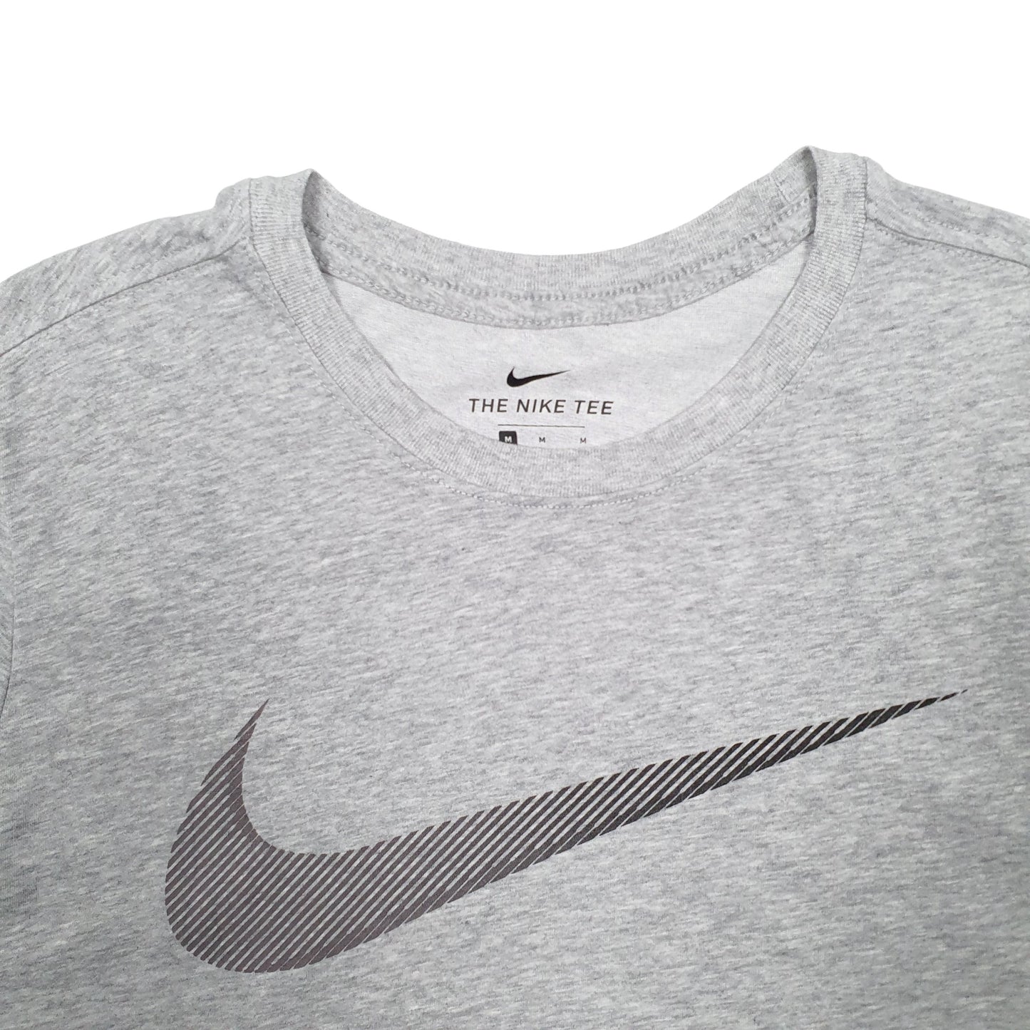 Mens Grey Nike Spellout Short Sleeve T Shirt