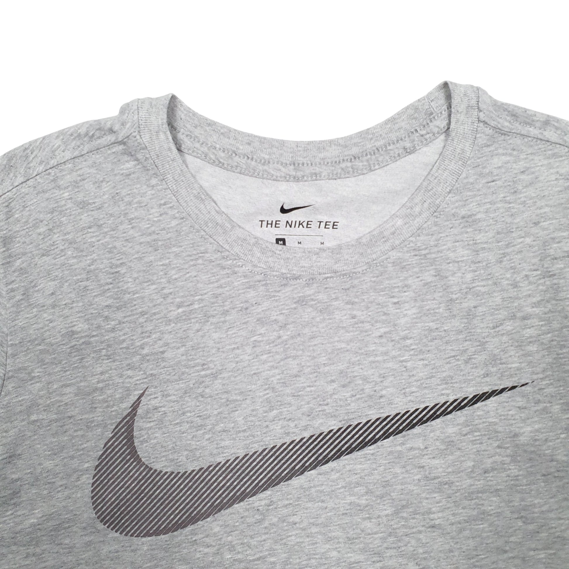 Mens Grey Nike Spellout Short Sleeve T Shirt