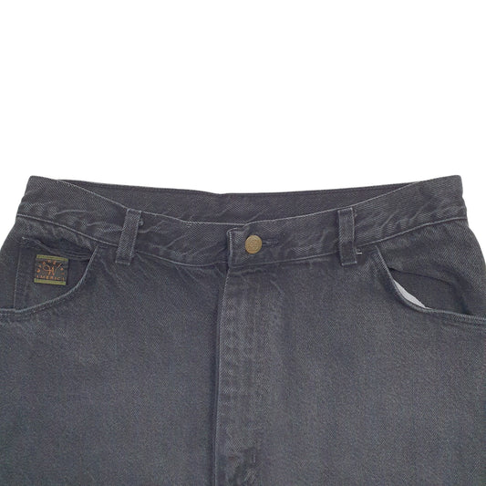 Womens Black Wrangler Made In USA MSR01 JeansW34 L30